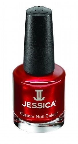 Jessica Nagellack 741 Farbe Rot, Magic Spell Perlmutt Schimmer, 14,8ml 