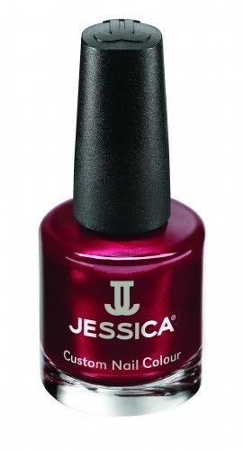 Jessica Nagellack 745 Farbe Rot Hearts Desire weinrot, schimmernd, 14,8ml 