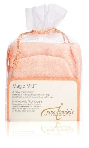Magic Mitt, Reinigungshandschuh, Waschhandschuh aus Mikrofaser, jane iredale 