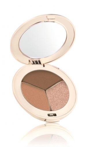 PurePressed Triple Eye Shadows, Triple Cognac, braun, Lidschatten, leicht schimmernd, jane iredale 