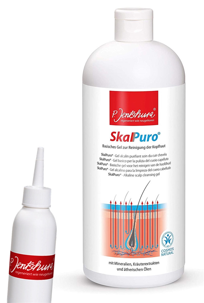 P. Jentschura - SkalPuro - 1 Liter - Basisches Gel zur Tiefenreinigung der Kopfhaut 