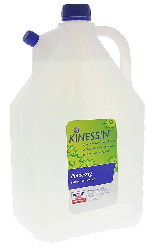 KINESSIN Putzessig Doppel-Konzentrat, natürlich kraftvoller Universalreiniger für Haushalt, Bad und WC 5 Liter