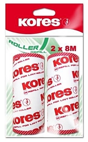 2x Ersatzrollen für Fusselroller, jede Ersatzrolle hat 80 Blatt 