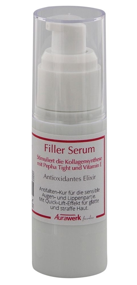 Aurawerk Filler Serum, 30ml für die Augen und Lippenpartie, bei Linien u. Falten im Gesicht 
