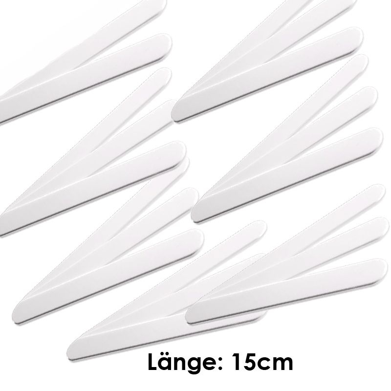 Kosmetik-Spatel weiß Kosmetex, zum Auftragen und Entnehmen von Cremes aus Dosen, Cremespatel 15cm 20 Stück