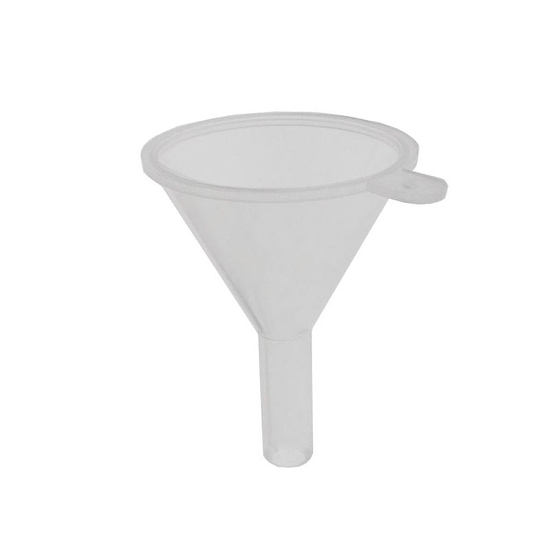 Kleiner Parfümtrichter Kosmetex, Kunststoff transparent Trichter H: 4 cm zum Umfüllen 