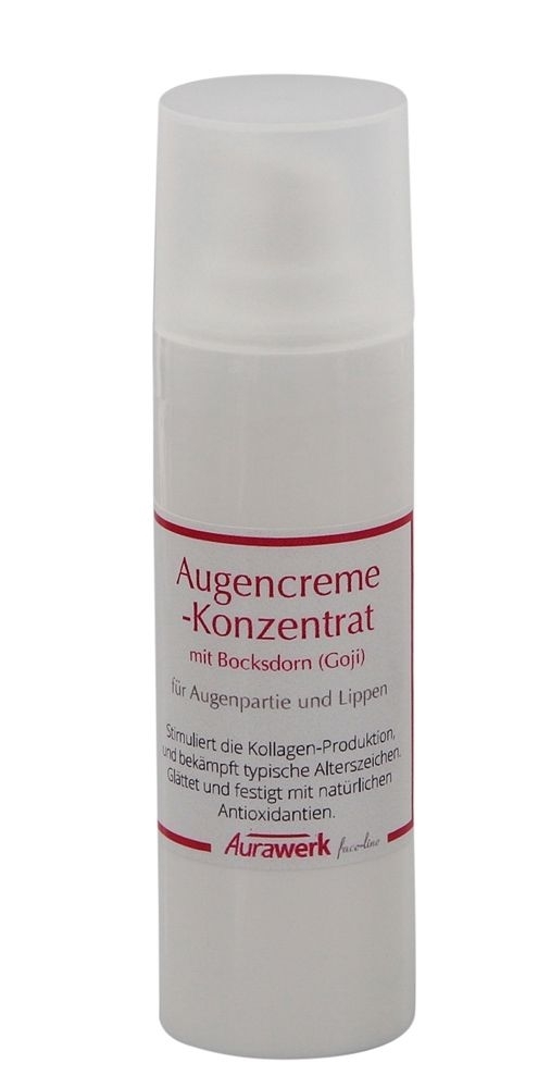 Aurawerk Augencreme Konzentrat, Anti-Aging Serum,30ml mit Bocksdorn (Goji), Mimikfältchen, Augenringe, Schwellungen 