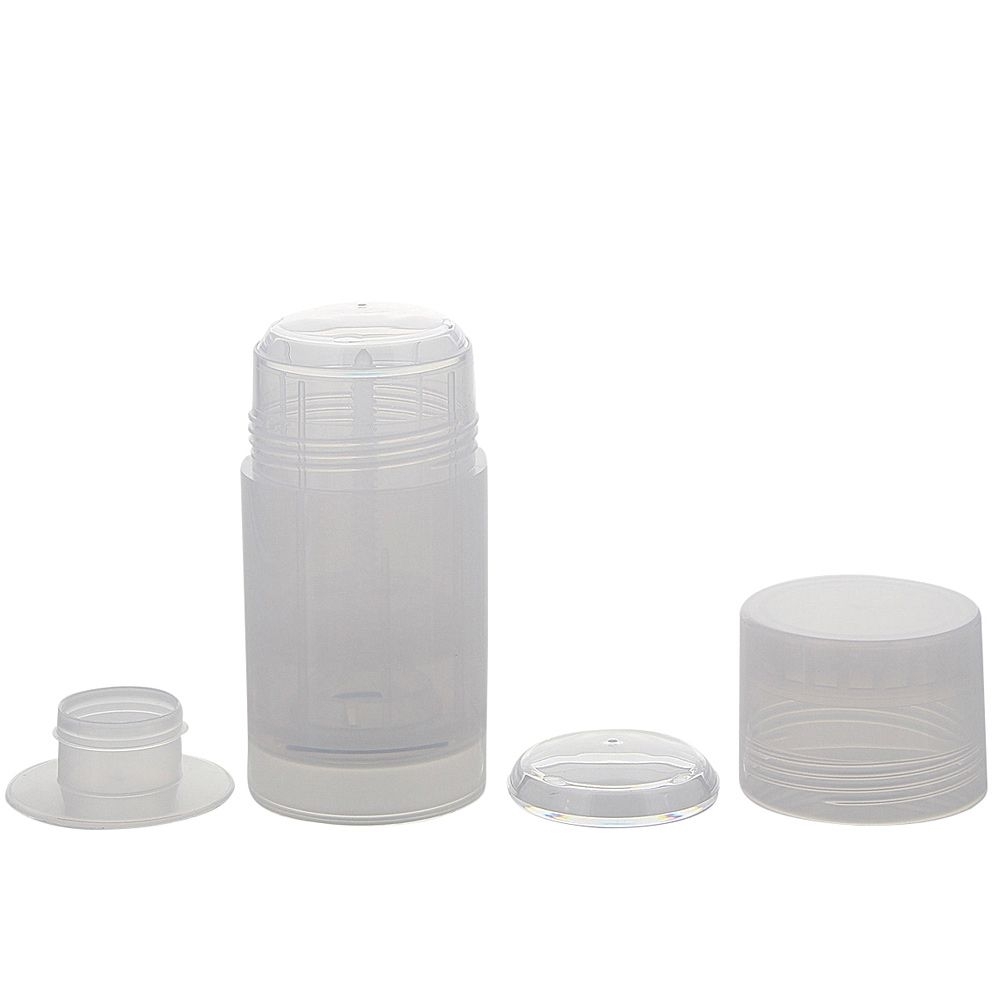 Kosmetex Deo Stick Flasche 75ml, leer, Kunststoff, nachfüllbar, für selbsthergestellte Deos, tropfsichere Konsistenzen, 1 Stück 
