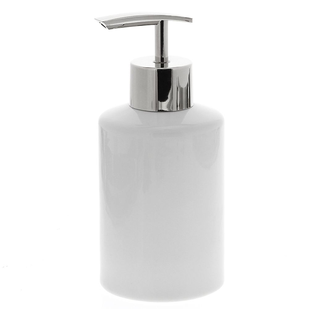 Lotionspender Seifenspender aus Porzellan Kosmetex Garnitur "Bianca" f. Bad Accessoires 