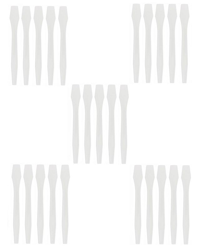 Weisse große Spatel 13 cm, Kosmetex Cremespatel, Kosmetikspatel, 
