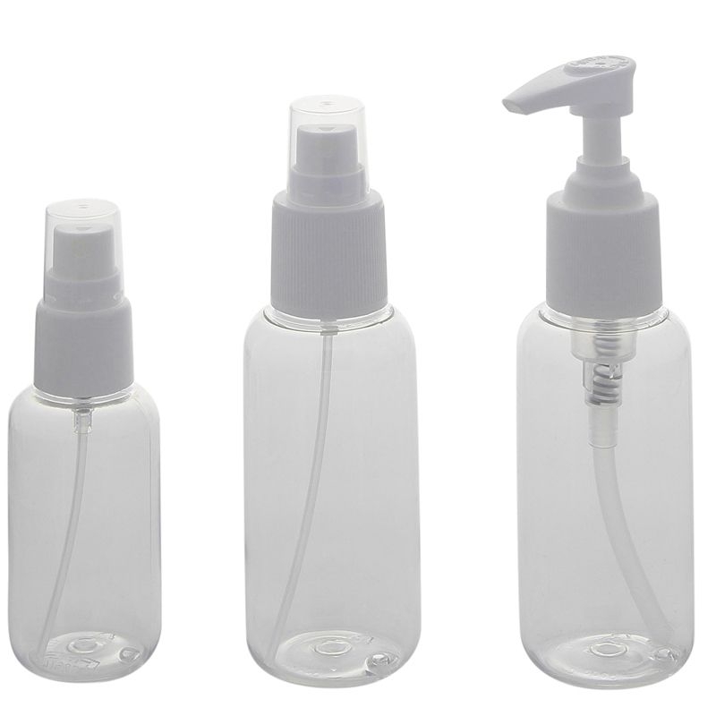 Kosmetex Leere Kosmetik Pumpflaschen für Flüssigkeiten und Lotionen, div. Größen 