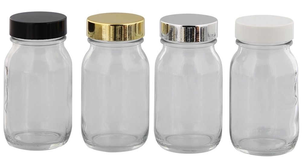 Braunglastiegel Mit Deckel – 30 Ml, 6 Stück, Schwarze Kunststoffdeckel Für Kosmetik & Cremes
