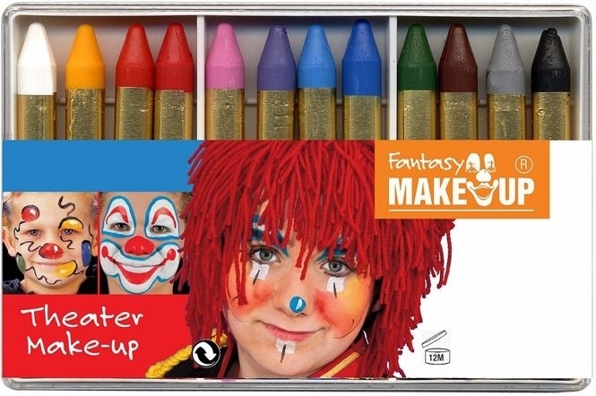 Fantasy Schminkstifte für Kinder Kinderschminke, 12× Theater Make-up
