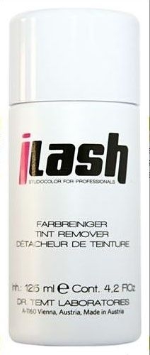 ILASH Farbreiniger zum Enfernen von Farbresten beim Wimpernfärben 125ml 