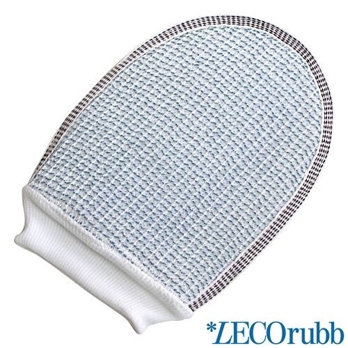 LECOrubb Peelinghandschuh, Massagehandschuh für sanftes, intensives Peeling und Massage, Handschuh (1)