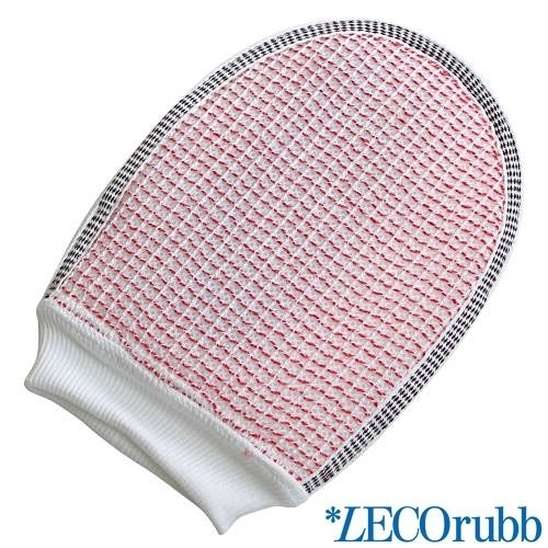 LECOrubb Peelinghandschuh, Massagehandschuh für sanftes, intensives Peeling und Massage, Handschuh (4)