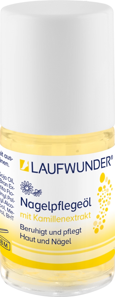 Laufwunder Nagelpflegeöl pflegt Haut und Nägel mit wertvoller Kamille. 15 ml