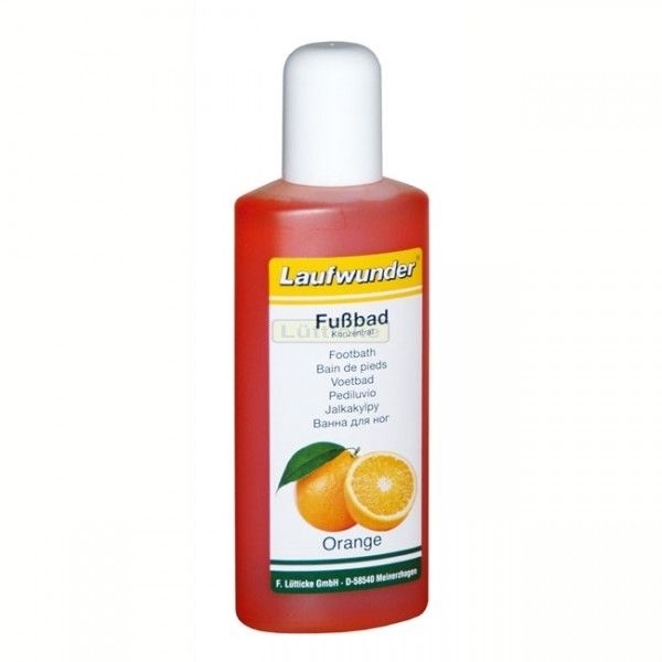 Laufwunder Fußbad Konzentrat mit Orangenextrakt, müde und strapazierte Füße, Fußpflege, 200ml 200 ml
