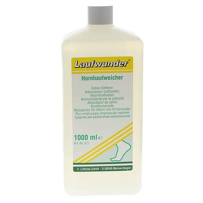 Laufwunder Hornhautweicher hilft Hornhaut und Hühneraugen zu entfernen. 1000 ml