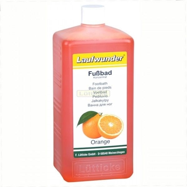 Laufwunder Fußbad Konzentrat mit Orangenextrakt, müde und strapazierte Füße, Fußpflege, 500ml 500 ml