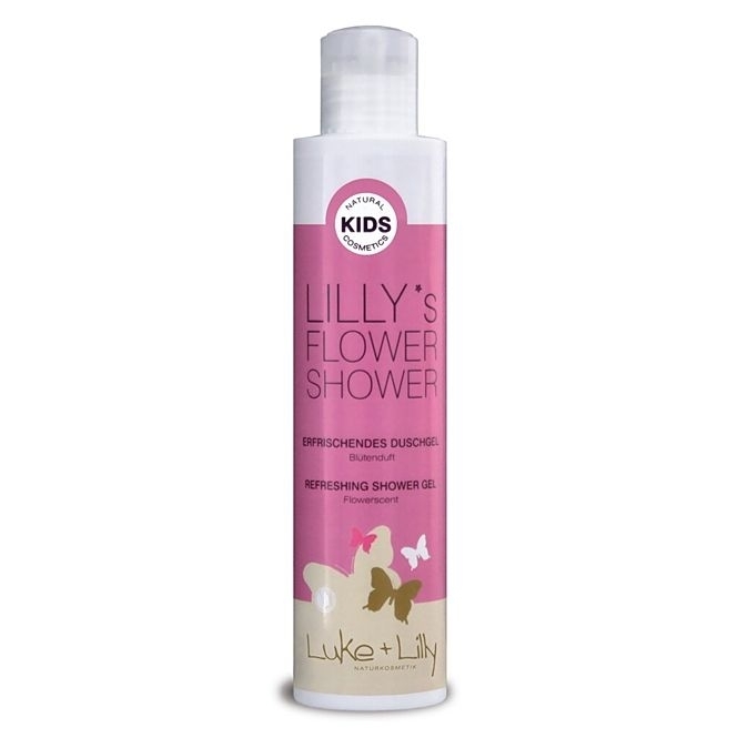 Lillys Flower Shower Duschgel für Mädchen Naturkosmetik für Kinder, Kinderkosmetik 150 ml