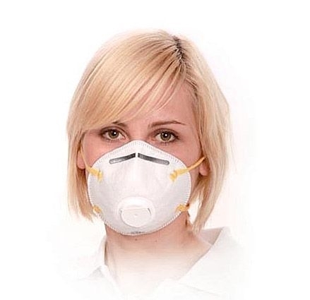 Maske Staubschutz vor Feilstaub, Mundschutz, Atemschutzmaske 5 Stück