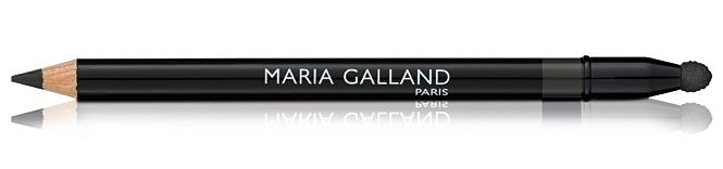 Le Crayon Yeux 524, 02 Noir Velou, grau Eyeliner mit Schwämmchen, Maria Galland 