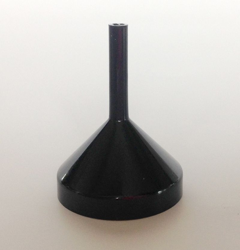 Metall Parfüm-Trichter Kosmetex Schwarzer Trichter (33 mm) zum Umfüllen 