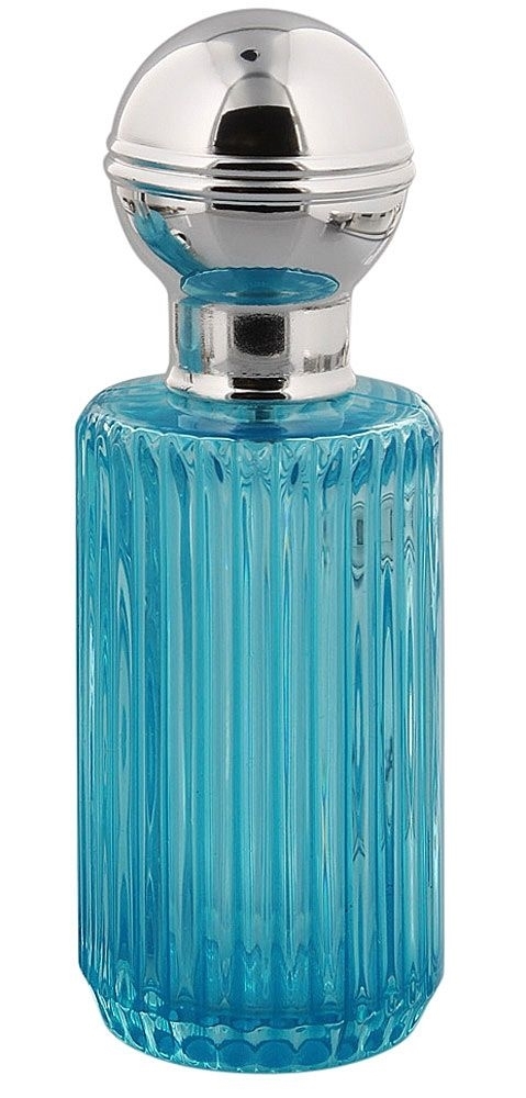 Glas-Flacon Blau Türkis Tisch-Zerstäuber für Parfüm, Kosmetex Pumpzerstäuber türkis 100 ml 