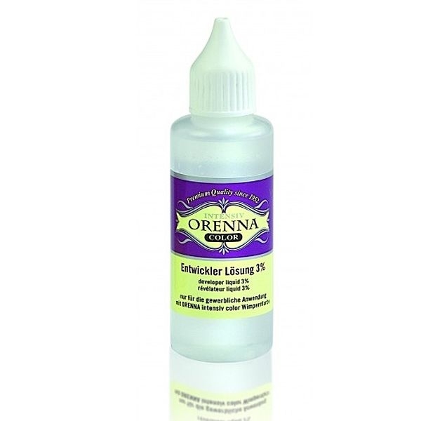 ORENNA Entwickleremulsion 3% Wasserstoffperoxid Entwickler zum Augenbrauen Wimpern färben, 50ml 