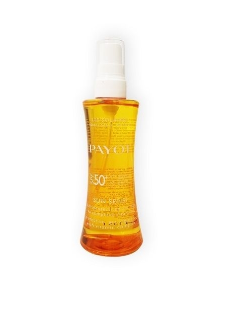PAYOT SUN SENSI HUILE, Anti-Aging oil, Sonnenöl, SPF 50+, Die Sonnencreme nach dem Sonnenbad für Haut und Haar, 125 ml 