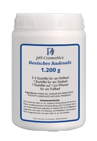 Basisches Badesalz Dose für Basenbäder, Basensalz, Badezusatz, pH-Cosmetics 