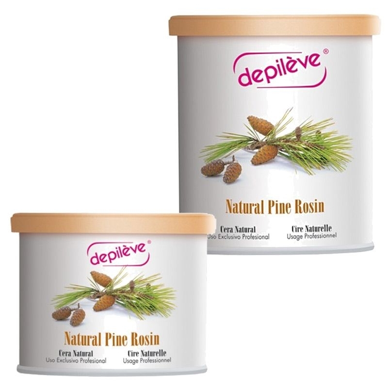Depileve Naural Pine Rosin, Natürliches Pinien Wachs, für ein professionelles Waxing, Haarentfernung 
