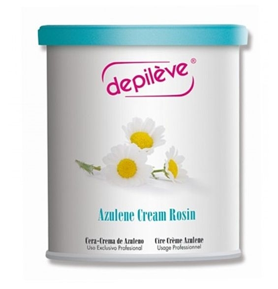Depileve Azulene Cream Rosin, Azulen Creme Wachs, für ein professionelles Waxing, Haarentfernung 800 Gramm