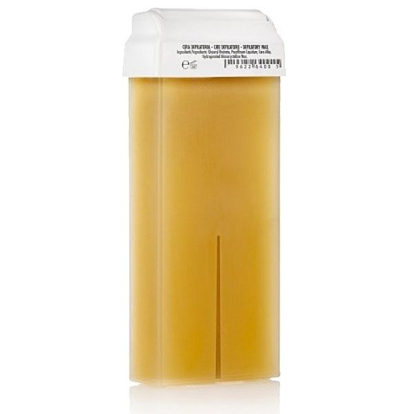 Kosmetex Wachspatrone Honig - Breit 45mm Rollen-Aufsatz, Enthaarungswachs, Warmwachs 