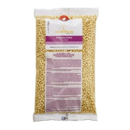 Xanitalia Pelables Extra Wachs-Perlen mit Arganöl, für ein professionelles flexibles Waxing ohne Vliesstreifen, 800gr 