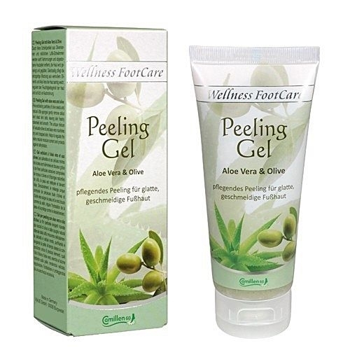 Peeling Gel Aloe, Olive, Camillen 60, Wellness Foot Care mit Aloe Vera und Olivenöl, 30 ml