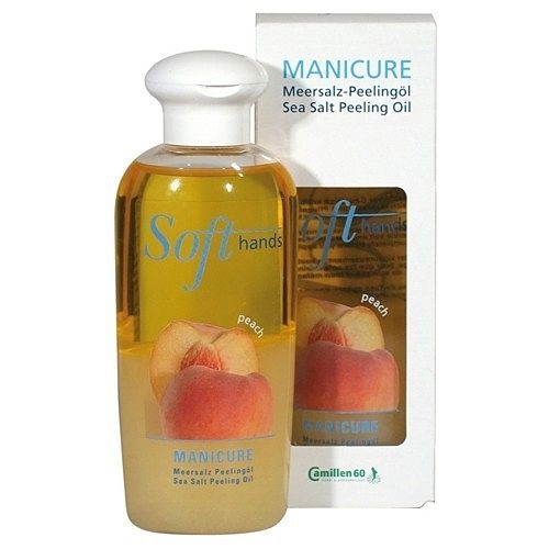 MANICURE Meersalz Peelingöl Pfirsich Handpeeling, Handpflegeöl, 100ml 