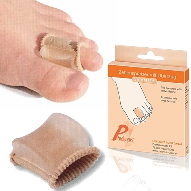 RUCK SmartGel Zehenspreizer mit Überzug, Gel, 2 Stck. Mittel