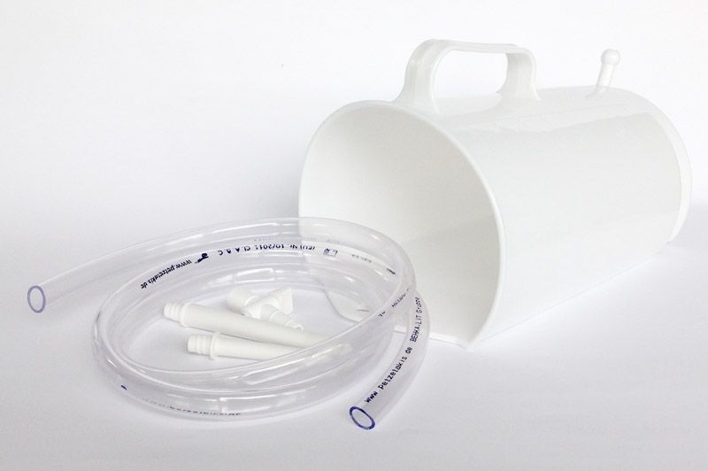 2 Liter Einlaufbecher Groß, Irrigator für Einlauf, Scheidenspülung, Darmreinigung 