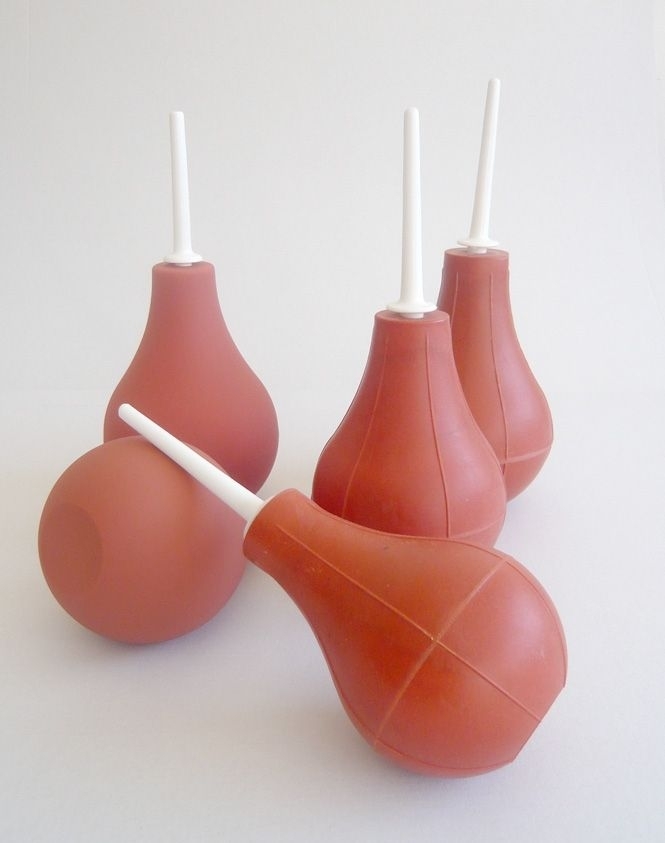 Birnenförmige Klistierspritze für die tägliche Pflege Ballon für Analdusche, Einlauf 