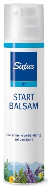 Sixtus fit Start Balsam wärmt die Muskulatur für die Aufwärmphase, 100 ml 
