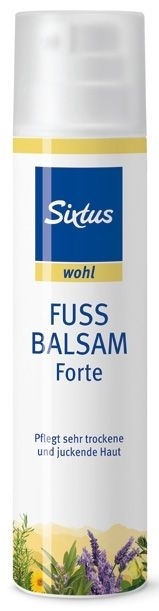 Sixtus wohl Fußbalsam Forte, Balsam für trockene und juckende Fusshaut 