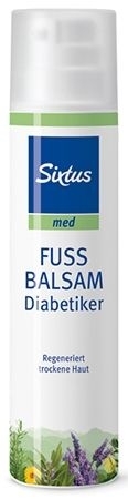 Sixtus med Fuss Balsam Diabetiker natürliche Pflege für empfindliche Füße 