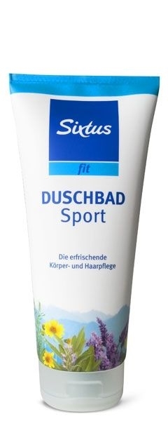 Sixtus fit Duschbad Sport zur täglichen Körper- und Haarpflege beim Sport 
