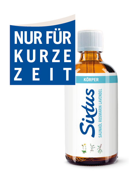 Sixtus wohl Saunaöl Rosmarin Lavendel 100ml verleiht ein befreiendes Gefühl 