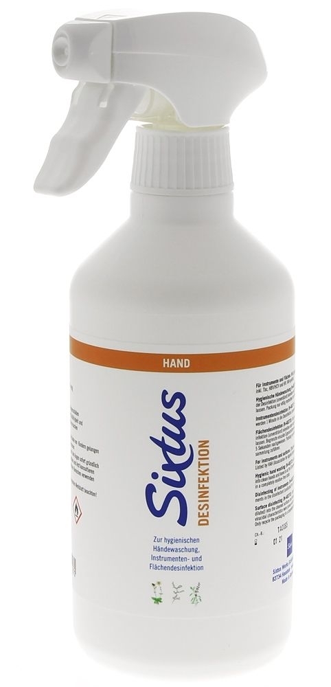 Sixtus med Sixtan Desinfektion für Hände, Flächen und Instrumente 