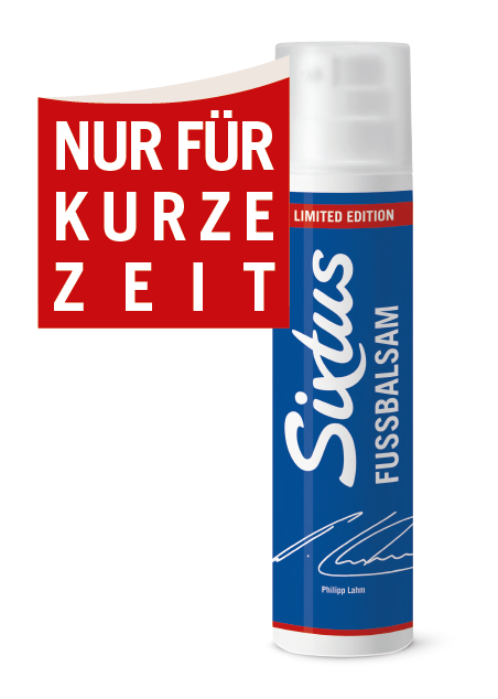 Sixtus Fußbalsam Limited Edition Für trockene Haut 