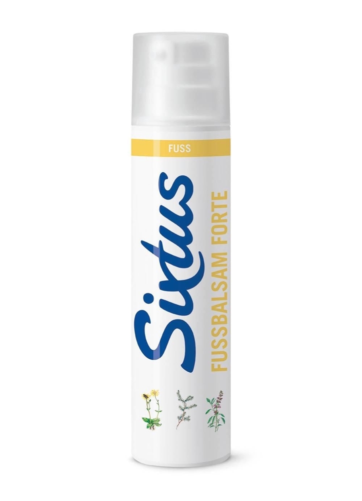 Sixtus wohl Fußbalsam Forte, Balsam für trockene und juckende Fusshaut 