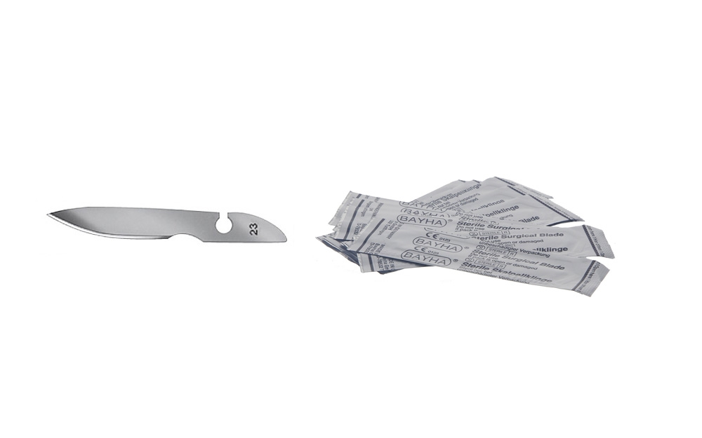 12x Bayha Sterile Skalpellklingen, Klingen einzeln steril verpackt 